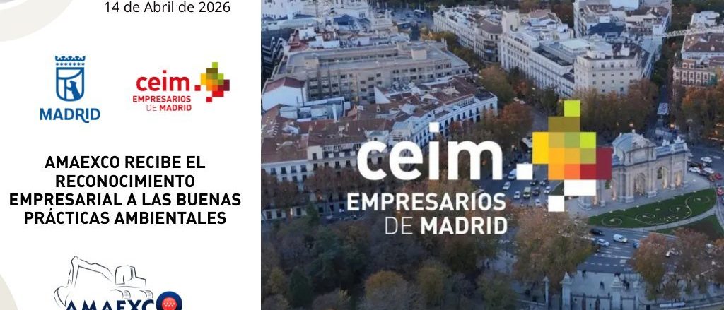 AMAEXCO recibe el Reconocimiento Empresarial a las Buenas Prácticas Ambientales de la ciudad de Madrid